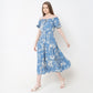 Flare Fit Printed Dress