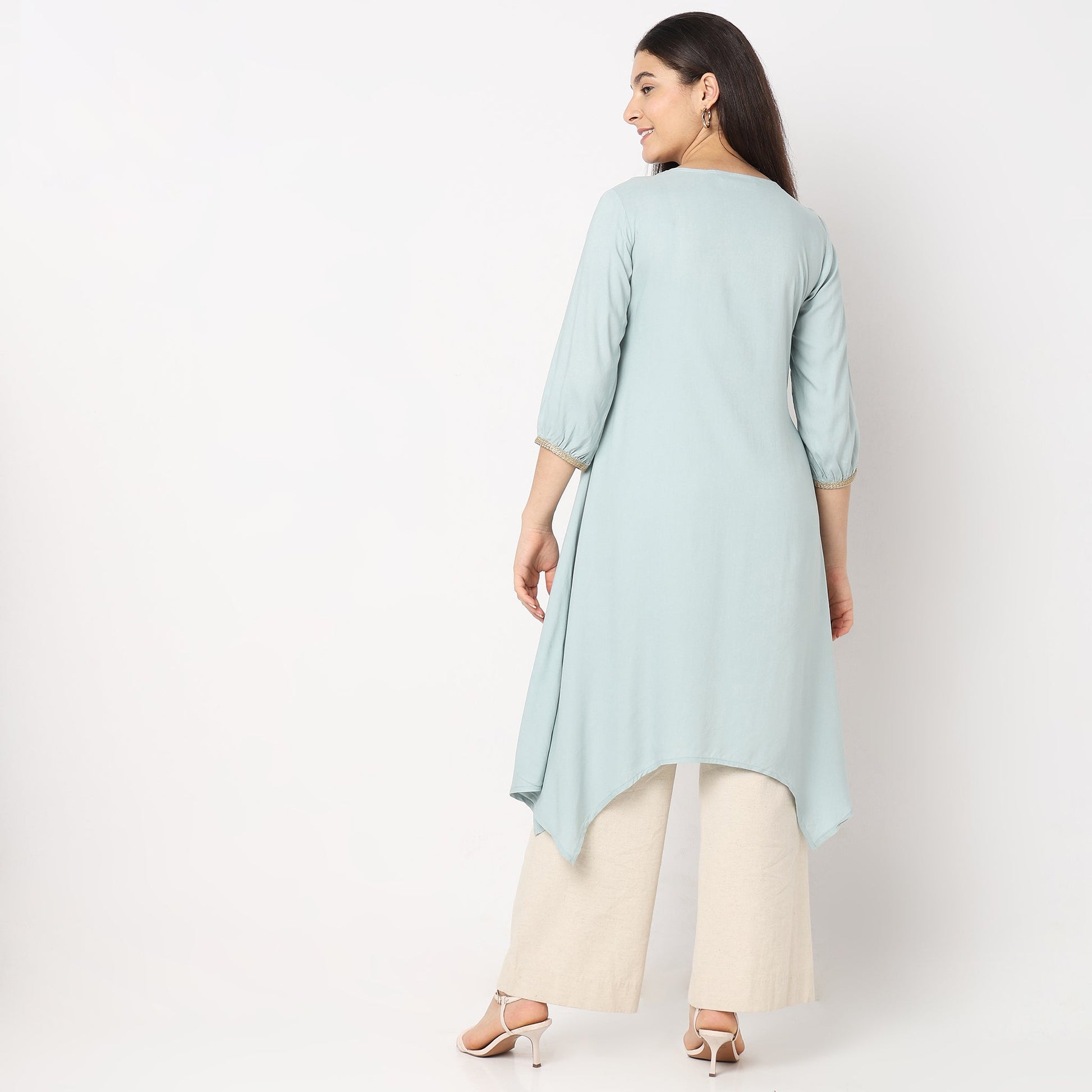 Regular Fit Embellished Kurta