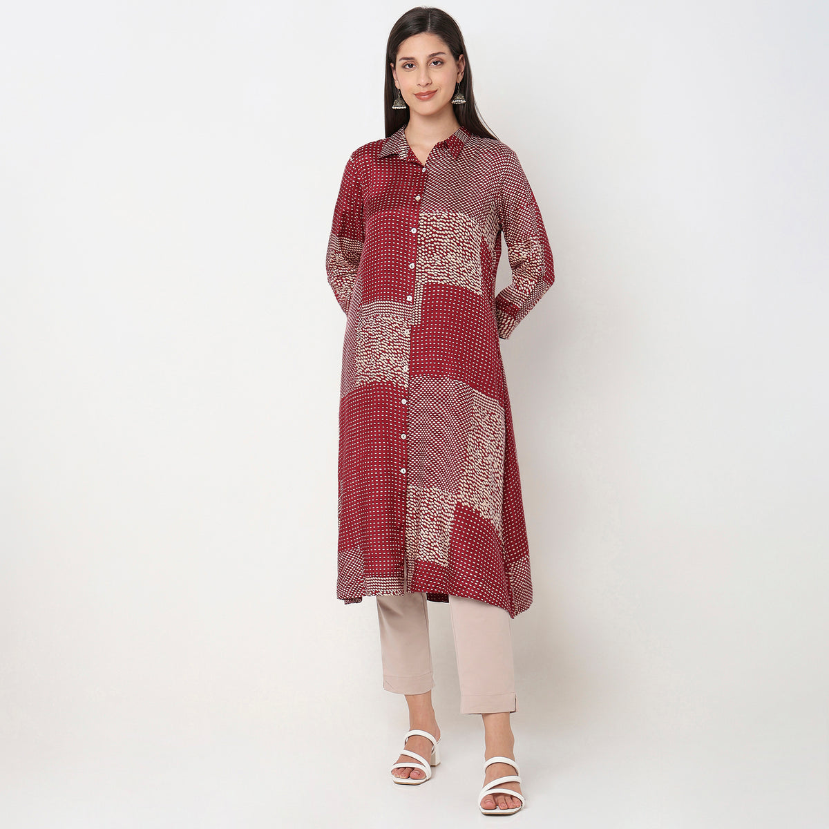 Straight Fit Printed Kurta