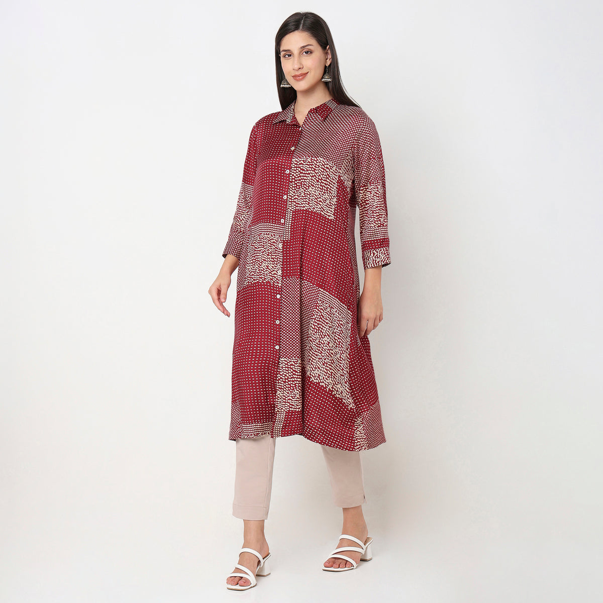 Straight Fit Printed Kurta