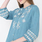 Straight Fit Embellished Kurta