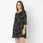 Flare Fit Printed Dress
