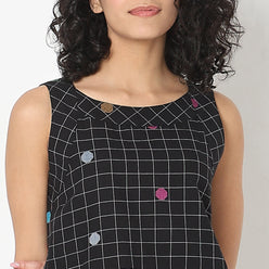 Regular Fit Printed Dress