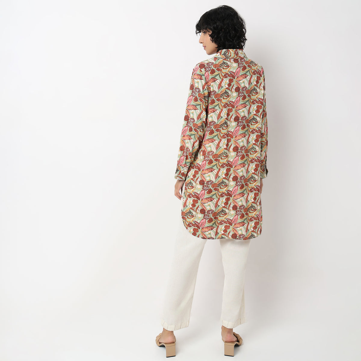 Straight Fit Printed Kurta