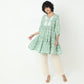 Flare Fit Printed Dress