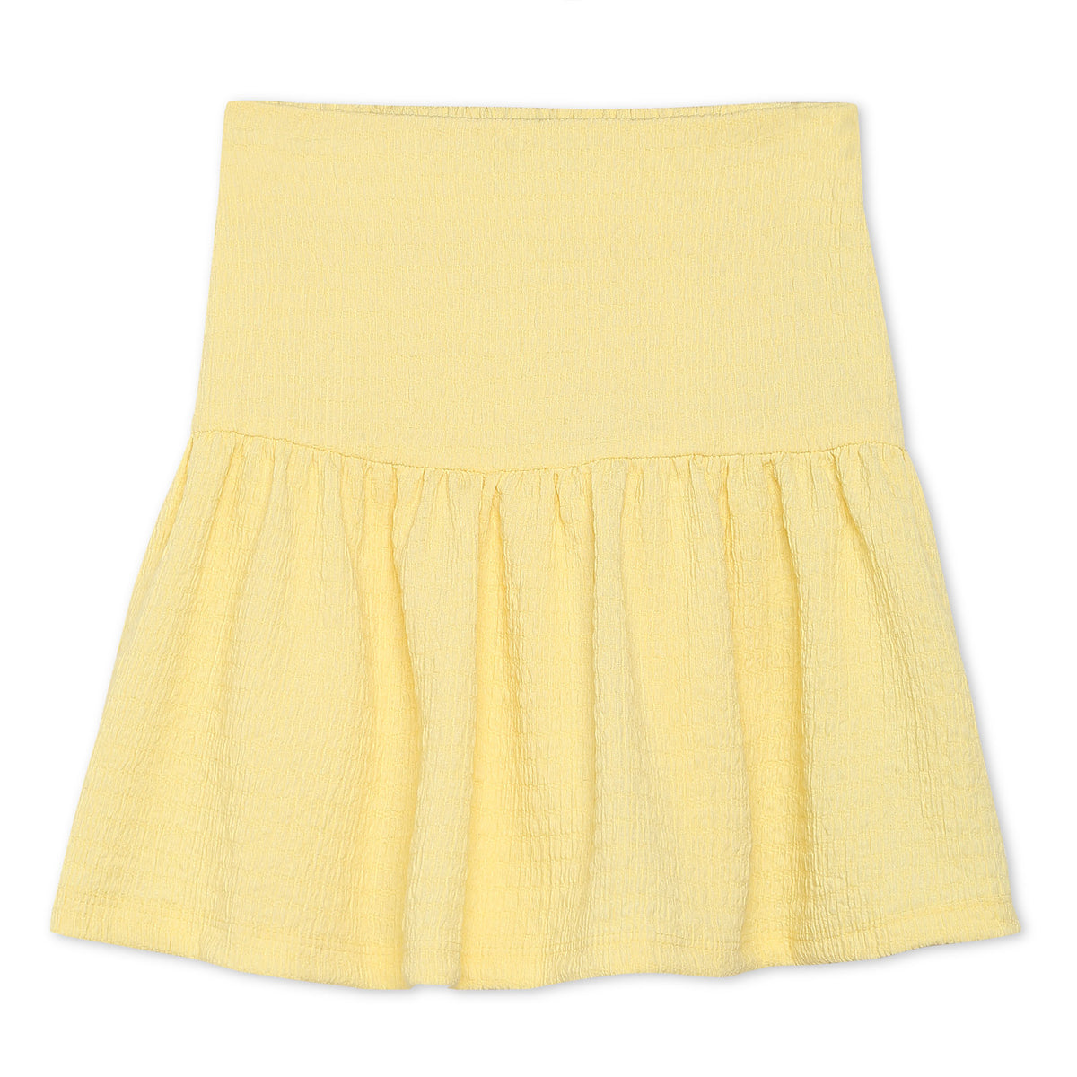 Girls Above Knee Solid Skirt