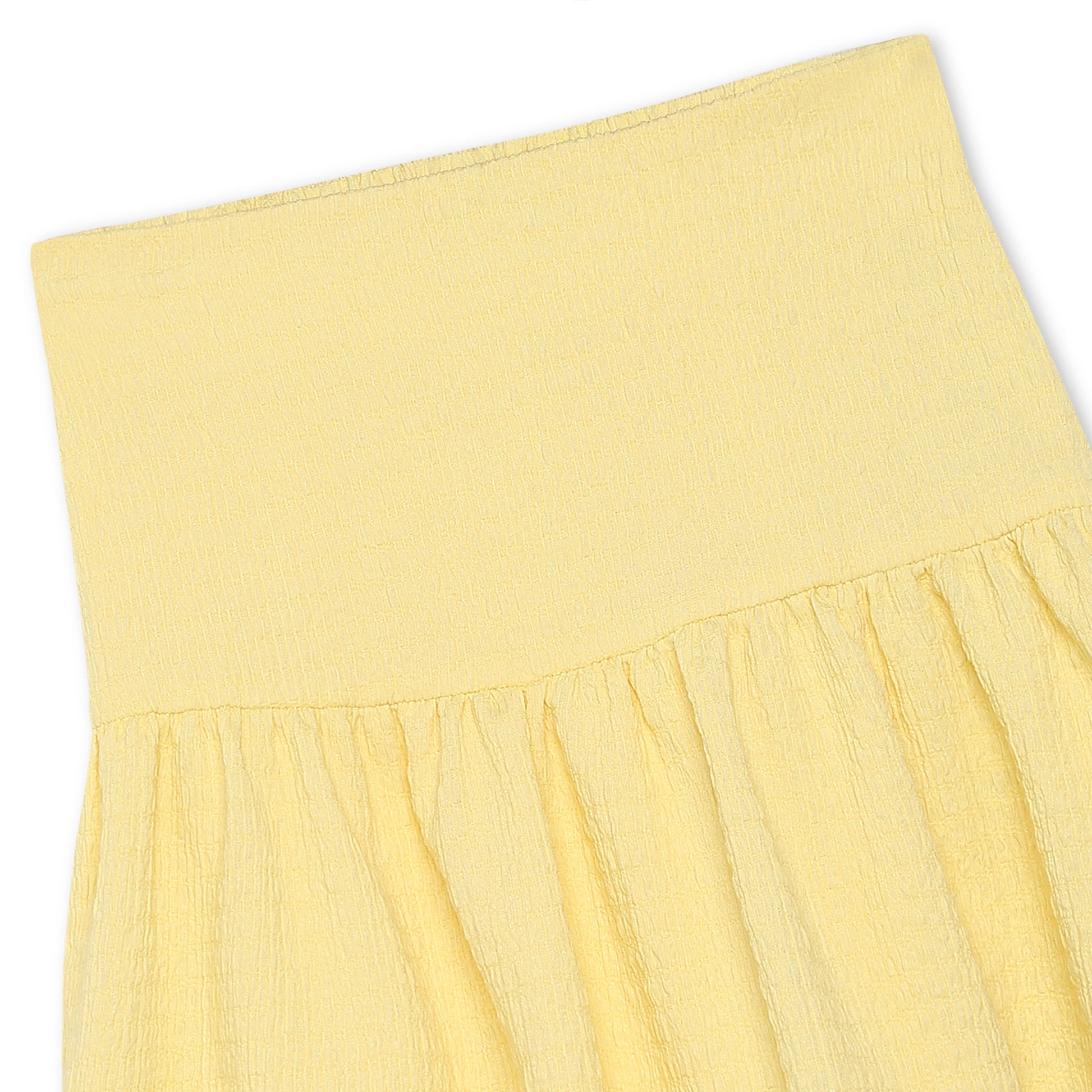 Girls Above Knee Solid Skirt