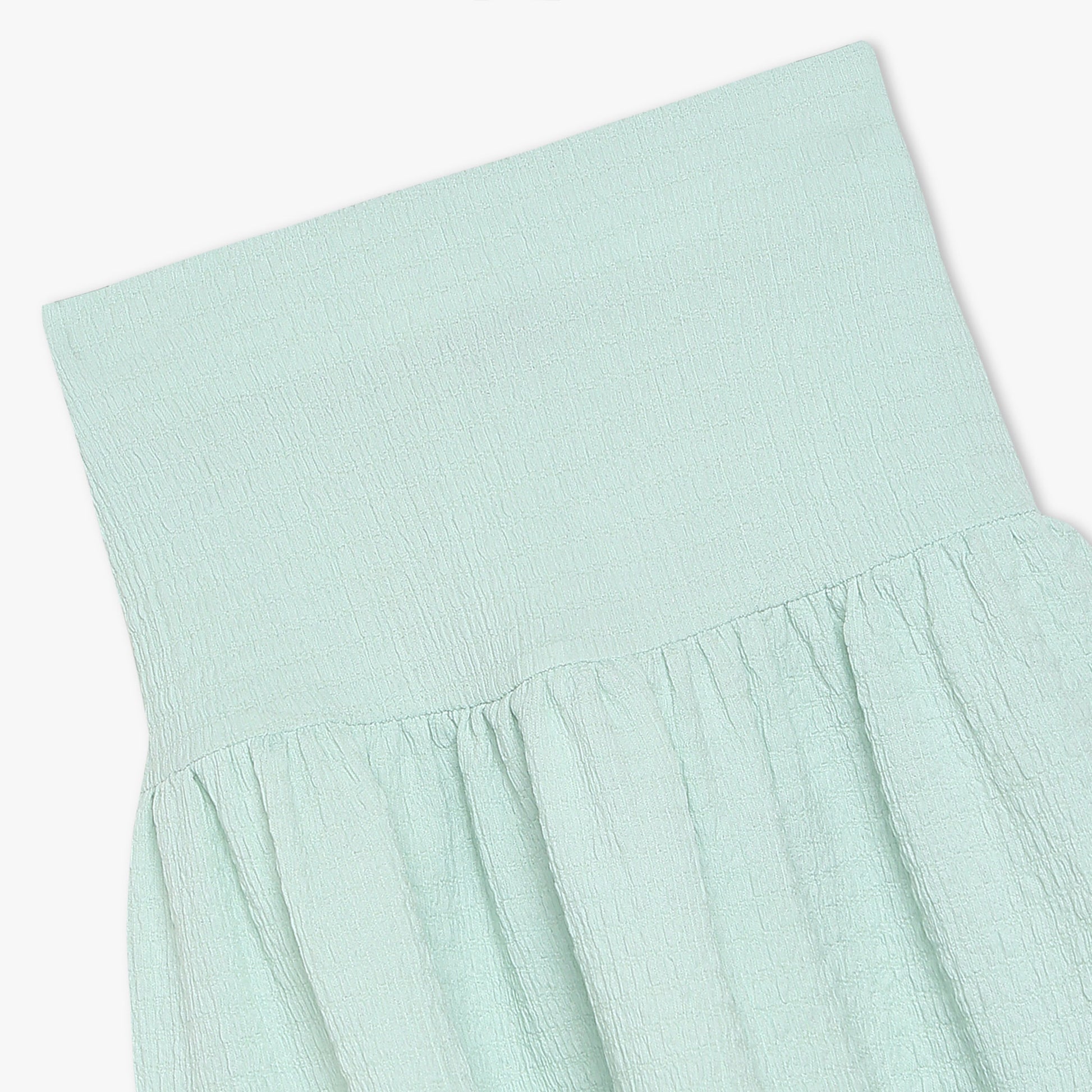 Girls Above Knee Solid Skirt