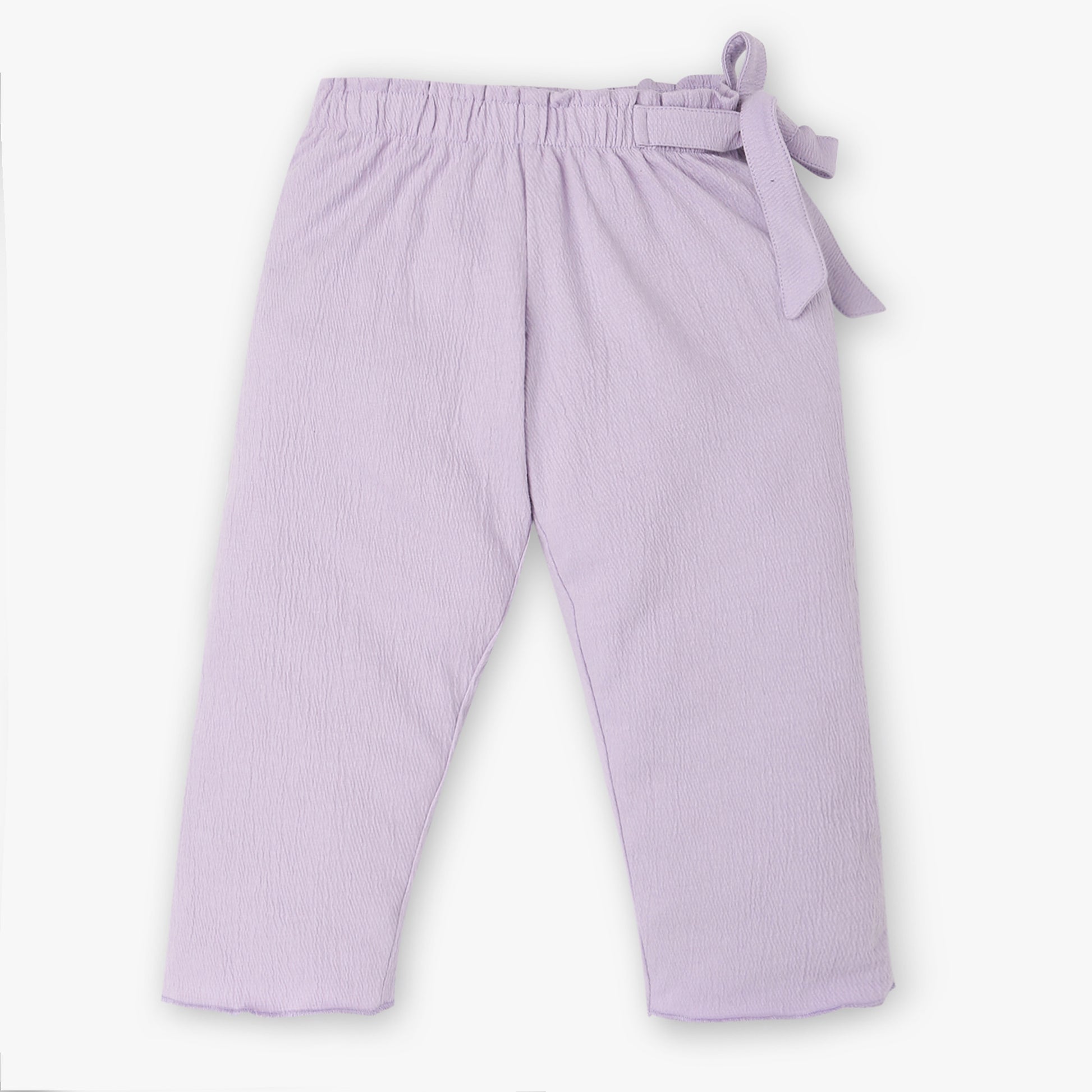 Girls Stylish Culottes With Paper Bag Waistband and Belt