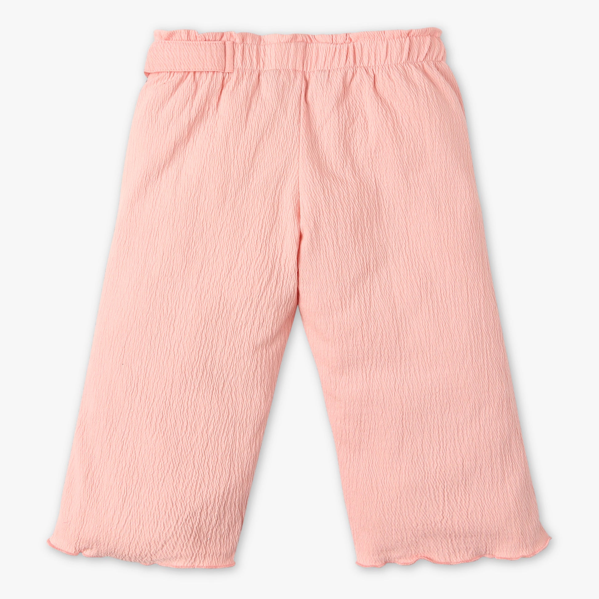 Girls Stylish Culottes With Paper Bag Waistband and Belt
