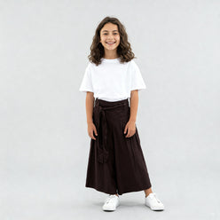 Girls Solid Palazzo