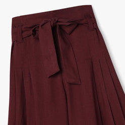 Buy Girls Regular Fit Solid Full Length Mid Rise Palazzos  - Style Union