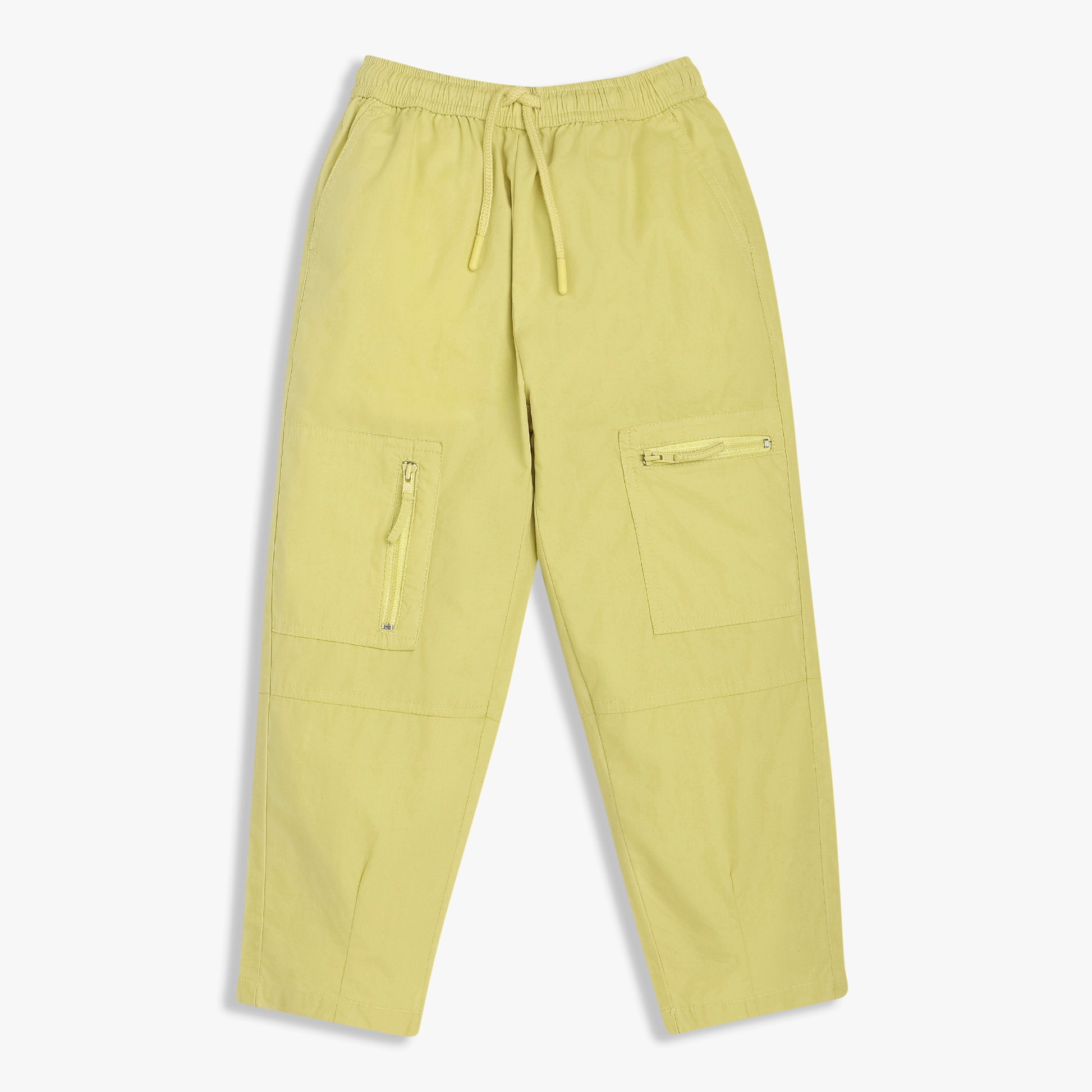 Girls Cotton Solid Joggers