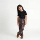 Girls Cotton Printed Wide Leg Boho Pants