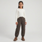 Girls Enlarged Pocket Slouch Fit Pants