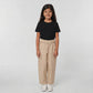 Girls Cotton Solid Joggers