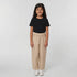Girls Cotton Solid Joggers