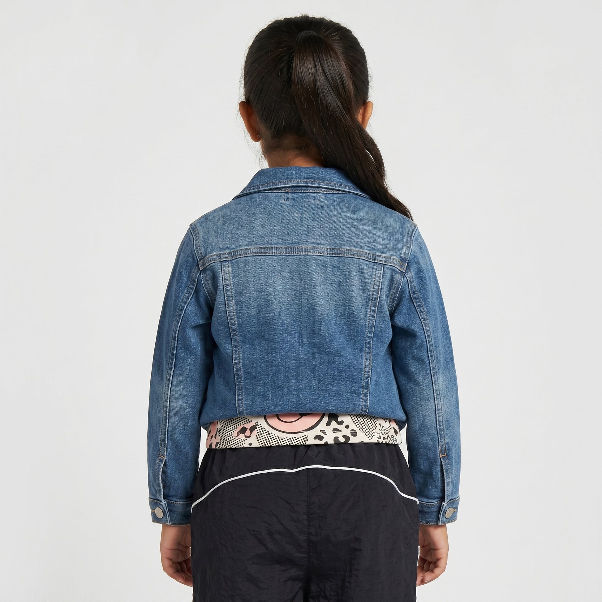 Girls Parachute Pant with Piping