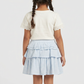 Girls Cotton Cute Layered Skirt