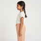 Girls Tropical Leaf Embroidered Jogger Pants