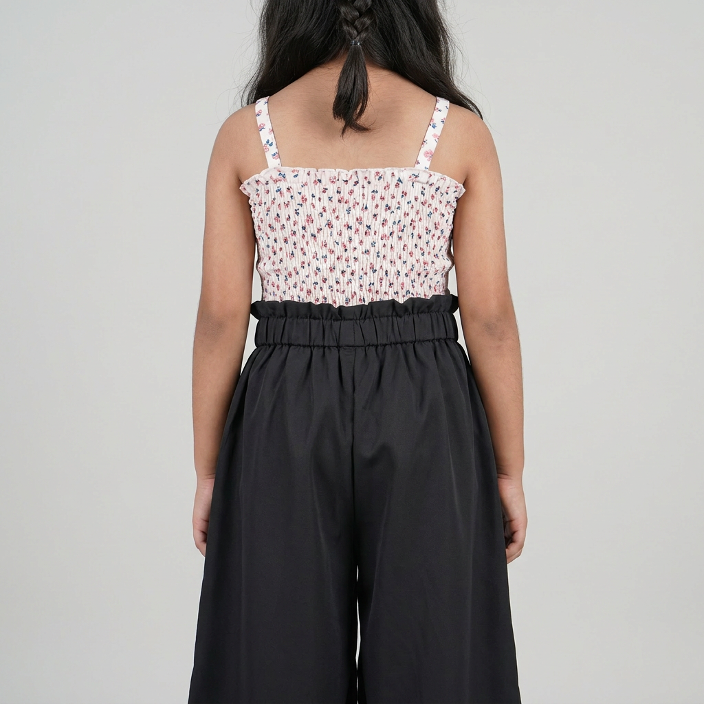 Girls Wide Leg Flared Palazzo