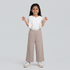 Girls Popcorn Knit Trackpant with Patch Pocket