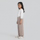 Girls Popcorn Knit Trackpant with Patch Pocket
