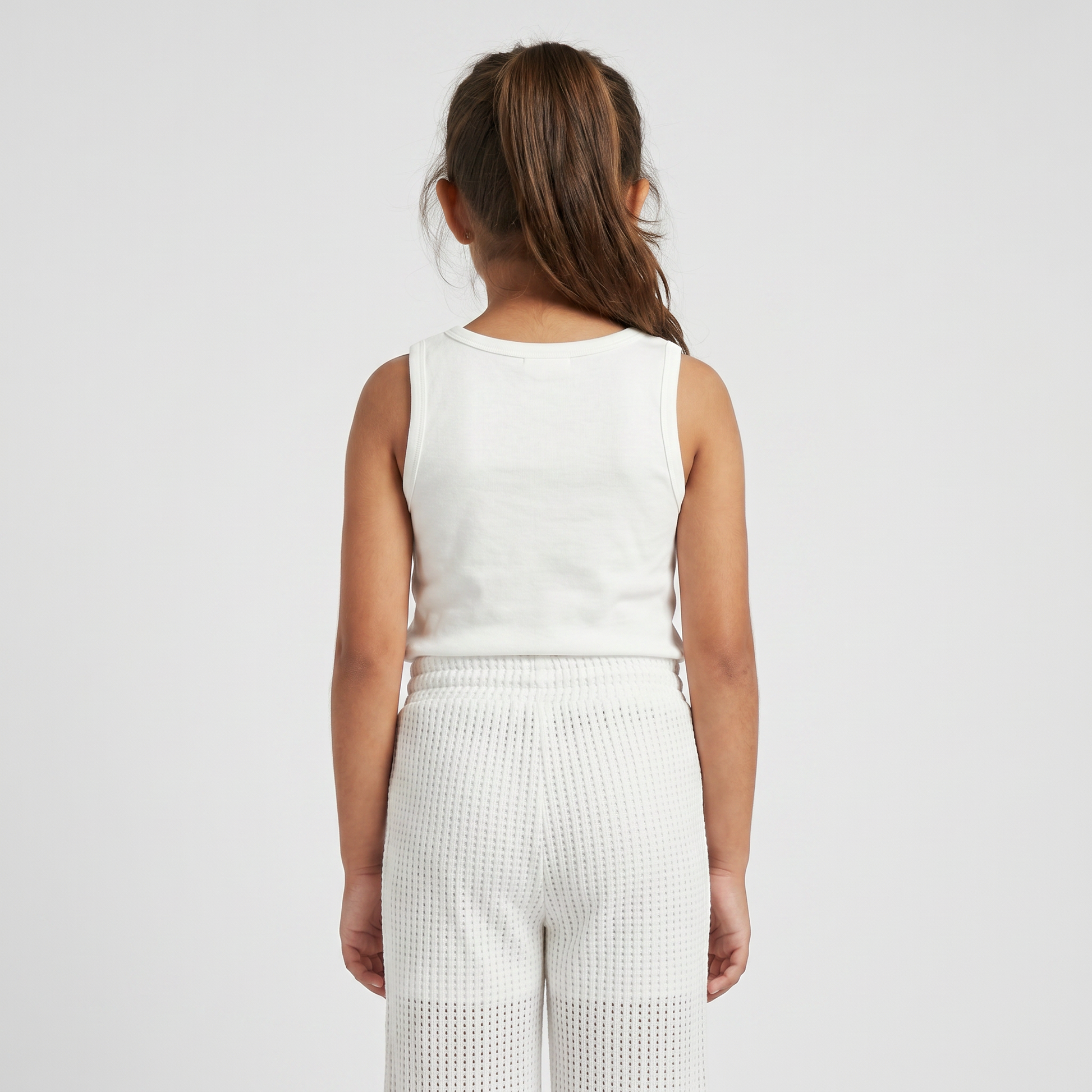 Girls Wide Leg Lace Pants