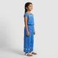 Girls Wide Leg Embroidered Pant