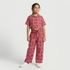 Girls Relaxed Fit Printed Pant
