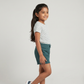 Girls Solid Playtime Shorts