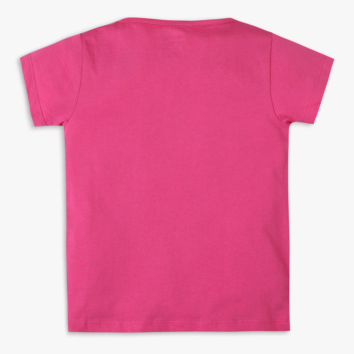 Girls Regular Fit Solid T-Shirt