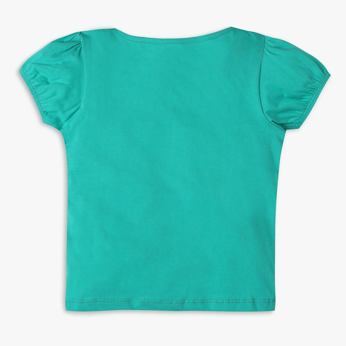 Girls Regular Fit Solid T-Shirt