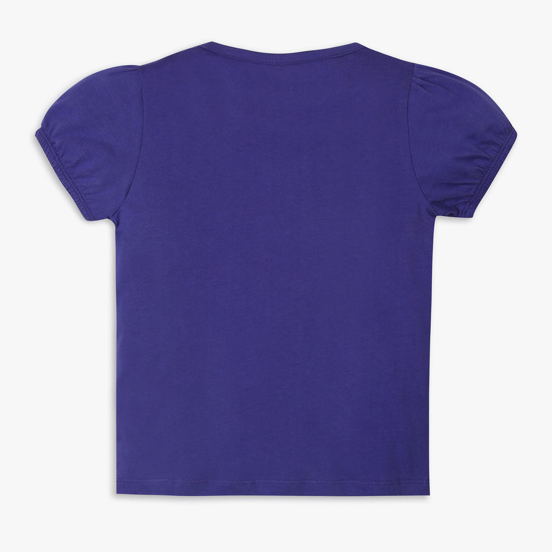 Girls Regular Fit Solid T-Shirt