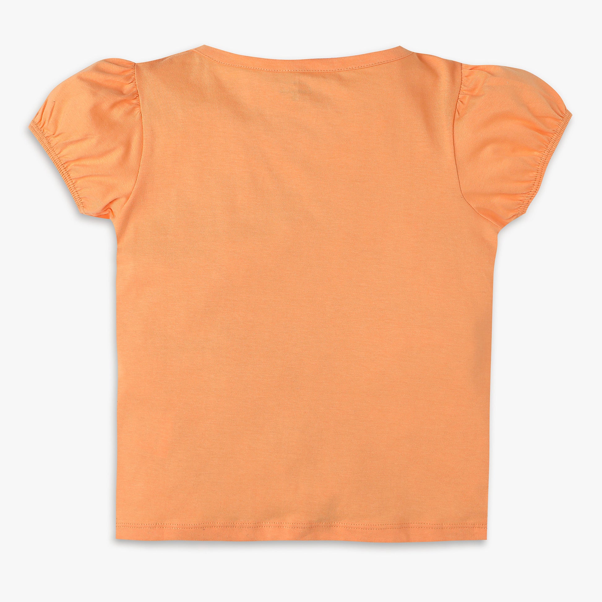 Girls Regular Fit Solid T-Shirt