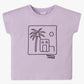 Girls Cotton Graphic Weekend T-Shirt 