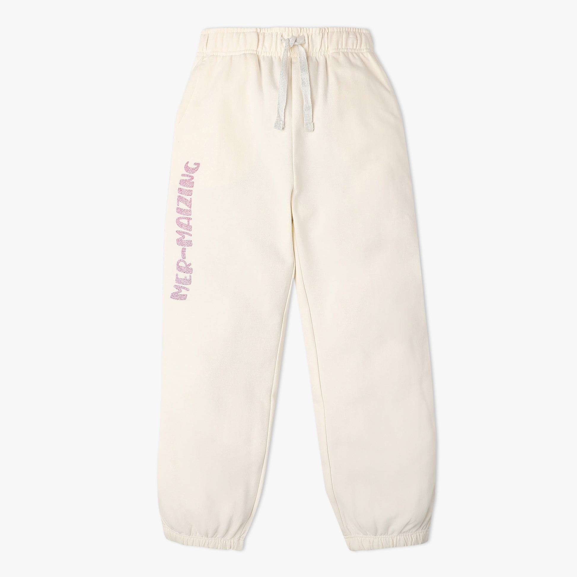 Girls Full Length Playtime Mid Rise Trackpants