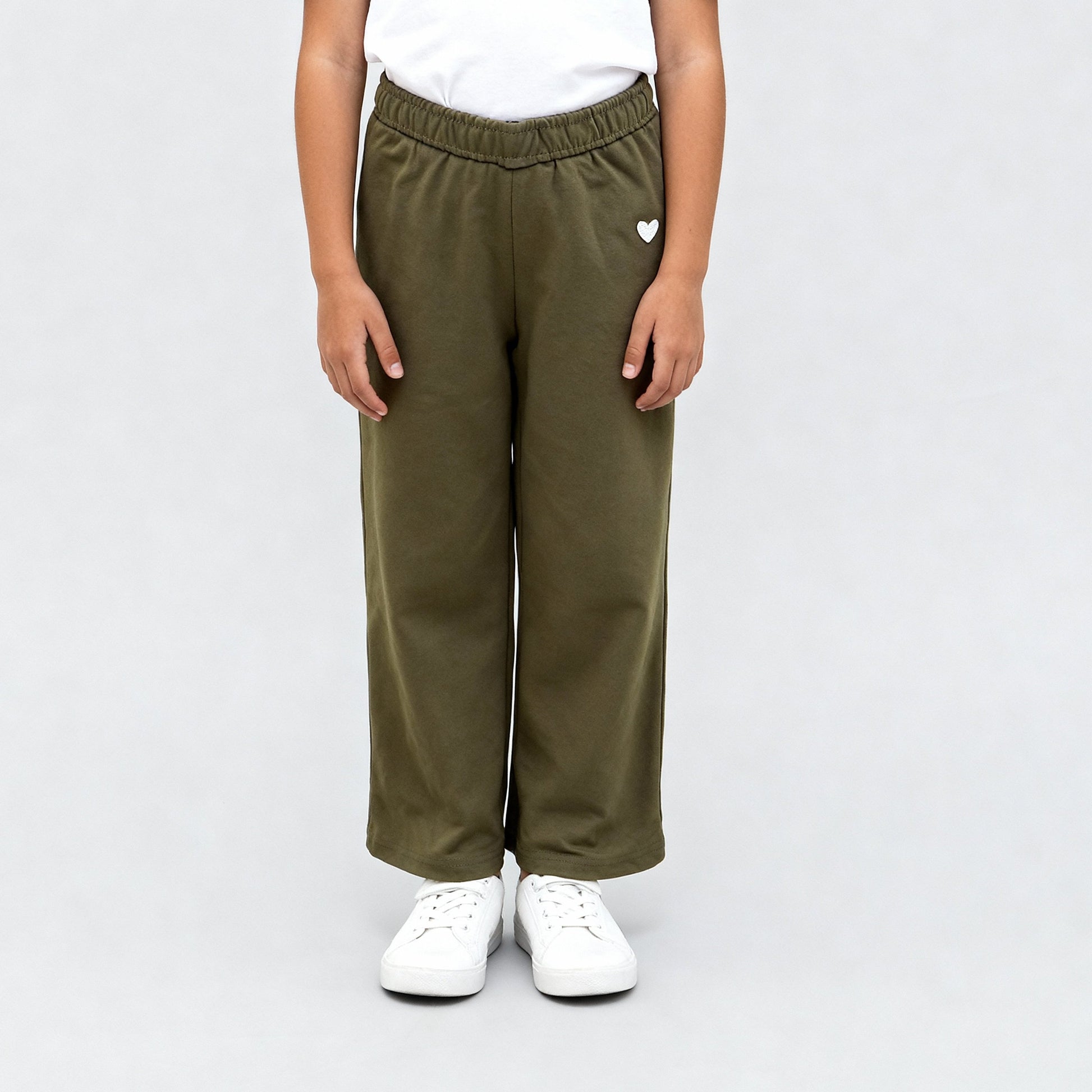 Girls Solid Core Trackpants