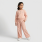 Girls Cotton Mid Rise Trackpants