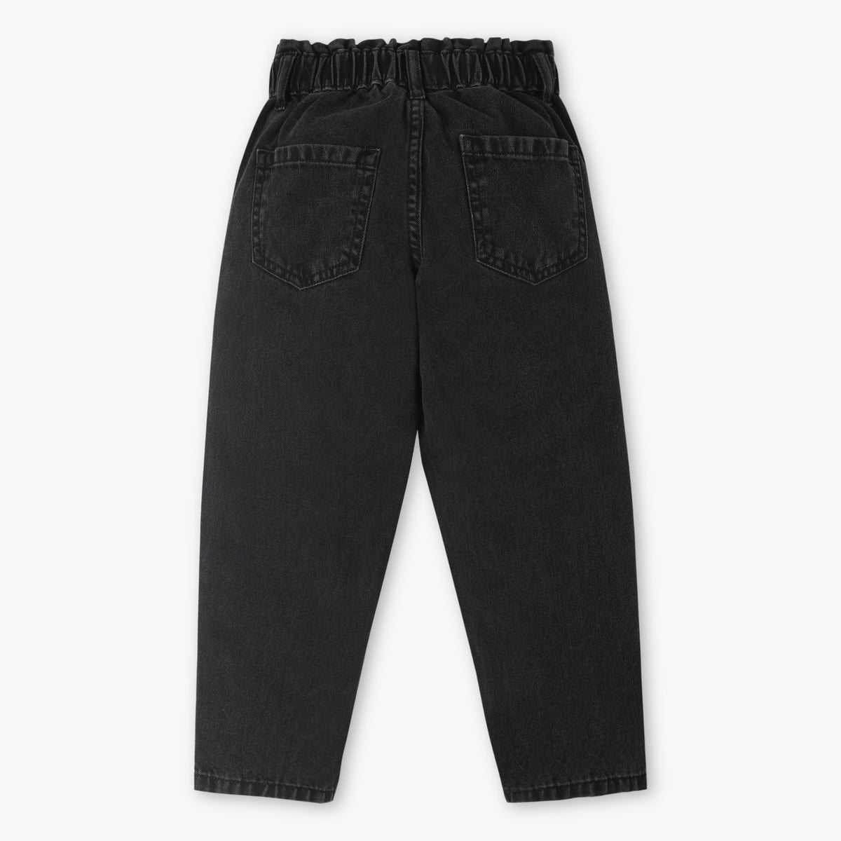 Slouch Fit Solid Ankle Length Mid Rise Pants