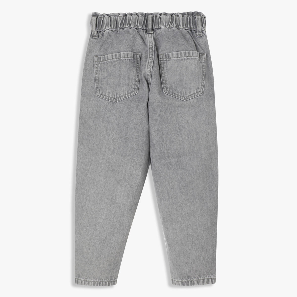 Slouch Fit Solid Ankle Length Mid Rise Pants