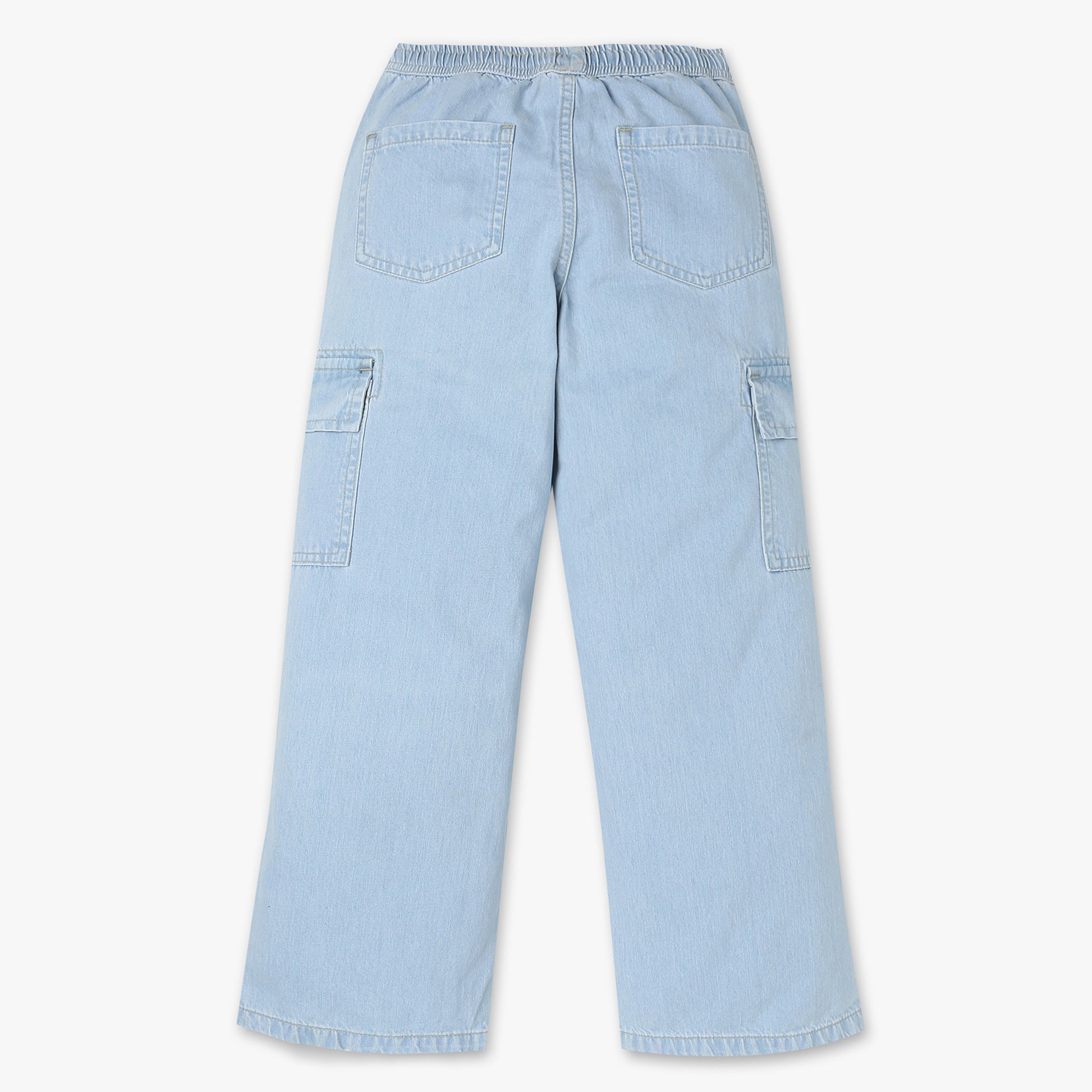 Girls Cotton Fabric Ankle Pants