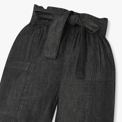 Girls Regular Fit Ankle Length Solid Mid Rise Pants