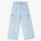 Girls Denim Cargos