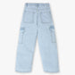 Girls Denim Cargos