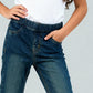 Girls Embellished Boot Cut Denim Jegging