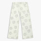Girls Straight Fit Printed Denim