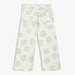 Girls Straight Fit Printed Denim