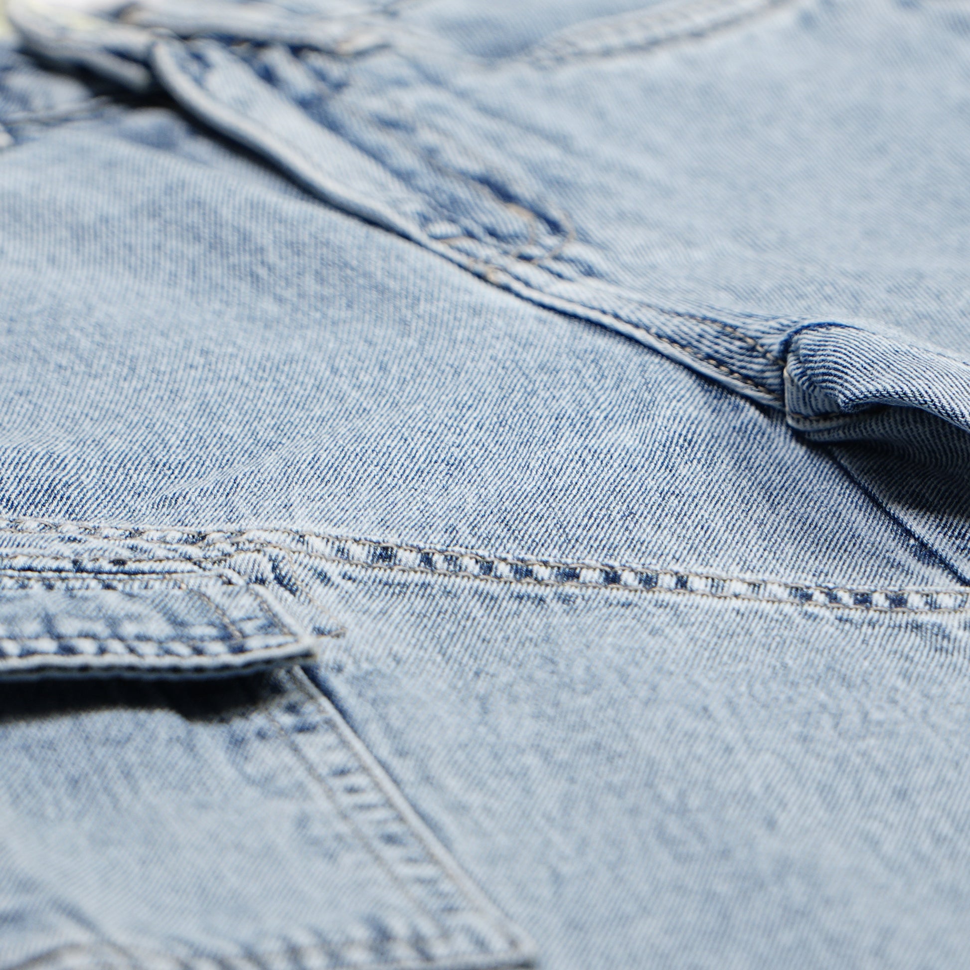 Girls Denim Cargo
