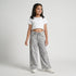 Girls Cotton Solid Denim